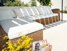 Luxury apartments Viganj  - cosy outdoor couch by the pool