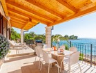 Lux villa by the sea - the terrace offers a breathtaking view to the sea